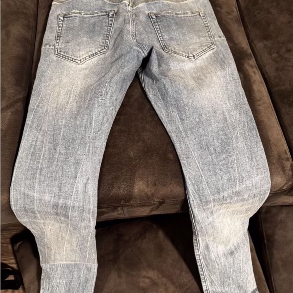 Purple jeans